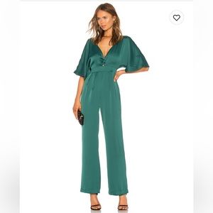 NBD Elijah Jumpsuit in Emerald Green